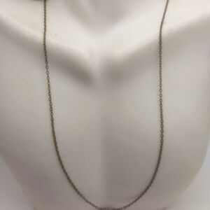 10 k tested Gold laced think chain necklace‎ 23 inch